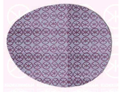 Mirror Glass, exterior mirror, Blue-tinted, Heatable, Left