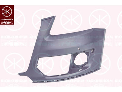 Bumper, Left Front, with hole(s) for park distance control