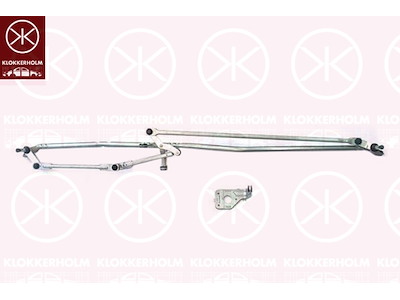 Wiper Linkage, Front, Set, for left-hand drive vehicles, without electric motor