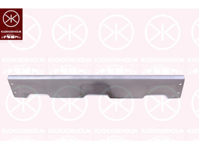 Bumper, Front, silver, Lower Section