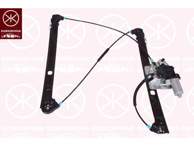 Window Regulator, with electric motor, Electric, Left Front
