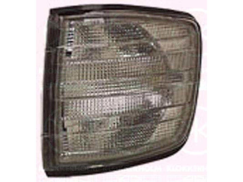 Direction Indicator, with bulb holder, smoke grey, Left Front
