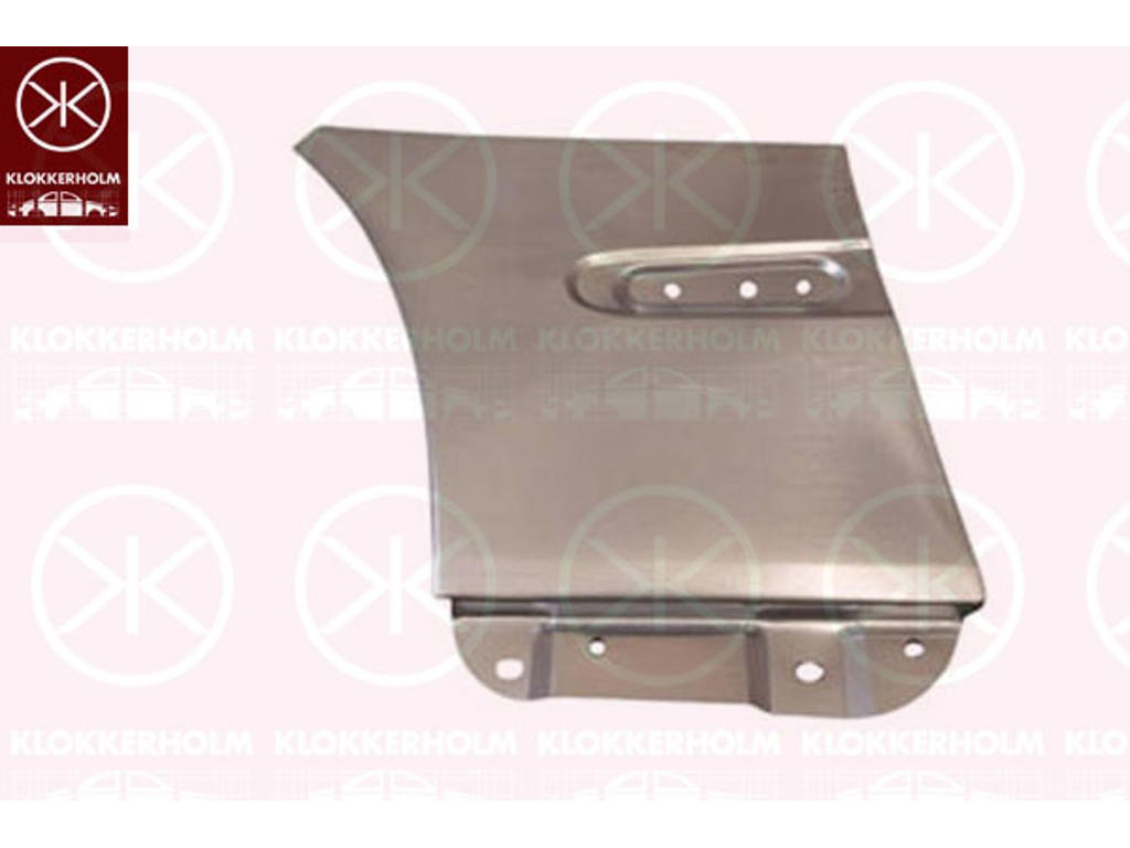 Wing, Left Front, Repair Panel, Rear Section, Lower Section, Zinc-coated