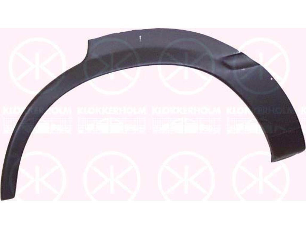 Quarter Panel, 4-dr, Wheel Arch Border, Repair Panel, Right Rear, Outer section