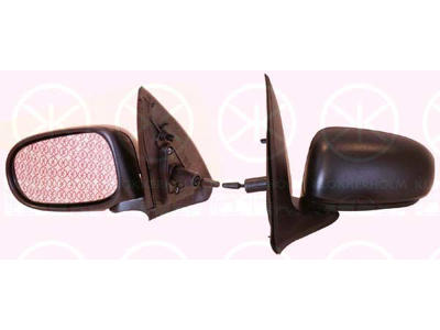 Exterior Mirror, Control: cable pull, Convex, Right