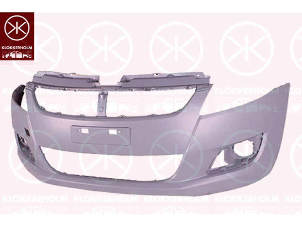 Bumper, w/primer, Front, not for trim level: SPORT