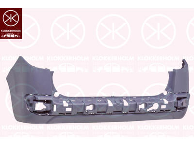 Bumper, w/primer, Rear, not for trim level: SPORT