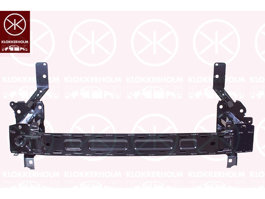 Support, bumper, Aluminium, Front