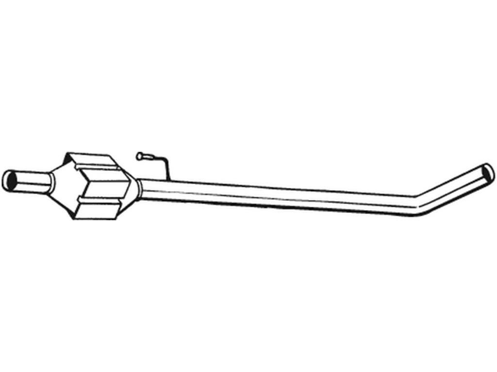 Catalytic Converter, with mounting parts, Emission Standard: Euro 3