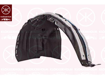 Beklädnad, hjulhus, plast, till höger fram, med isolerband