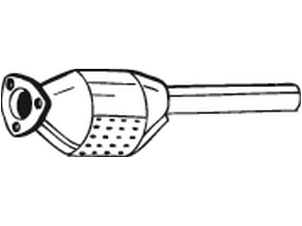 Catalytic Converter, with mounting parts, Emission Standard: Euro 1, Emission Standard: Euro 2