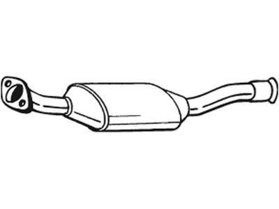 Catalytic Converter, with mounting parts, Emission Standard: Euro 2
