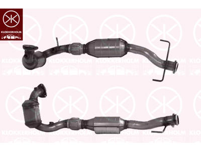 Catalytic Converter, Emission Standard: Euro 3, with accessories