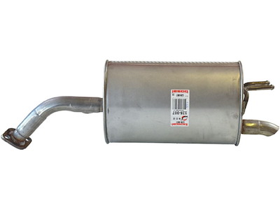 Rear Muffler, See accessories list for additionally required parts:  