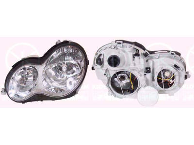 Headlight, H7/H7, without motor for headlamp levelling, Left, Illuminance [lx]: 12.5