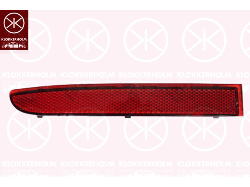 Reflector, Right Rear, red