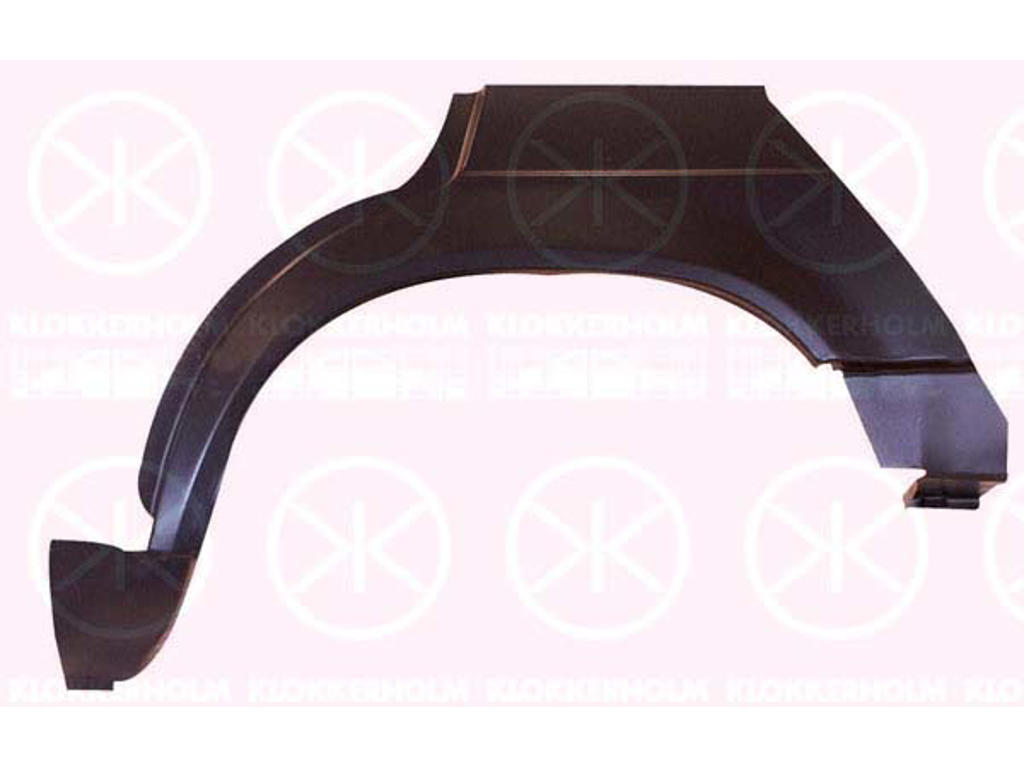 Quarter Panel, 4-dr, Wheel Arch Border, Repair Panel, Right Rear, Outer section