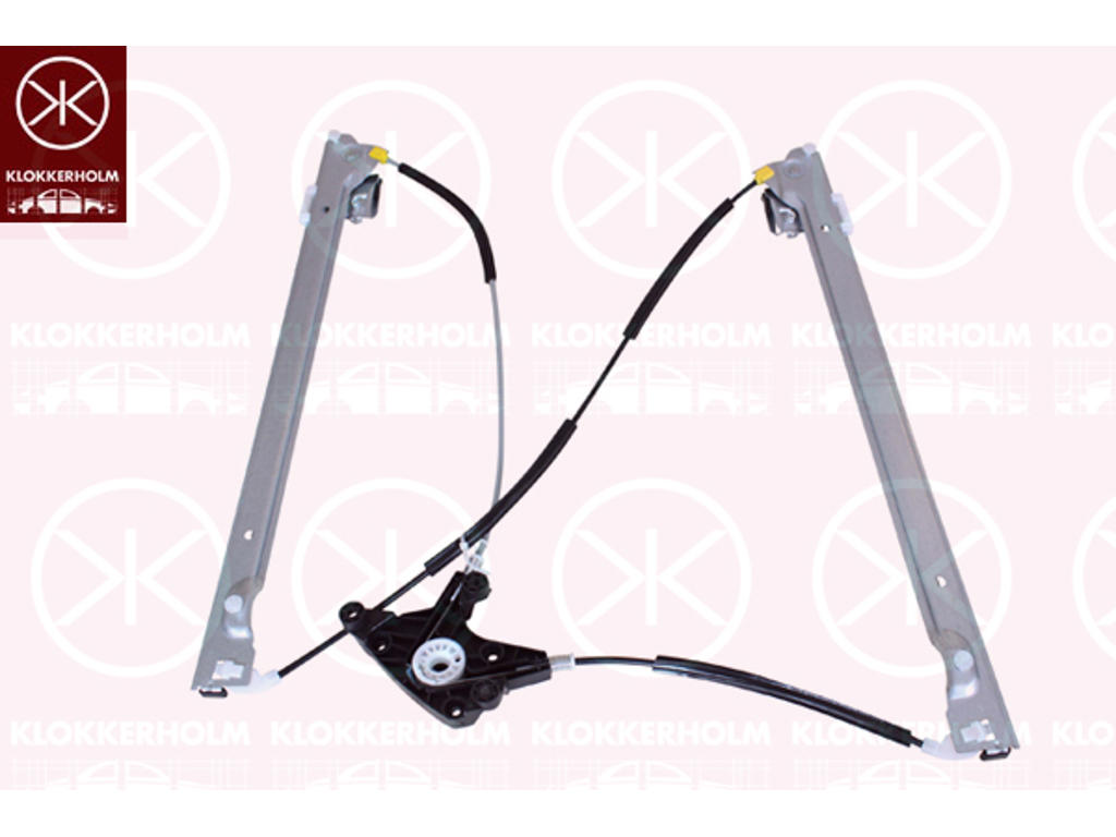 Window Regulator, OE-type, BOSCH, without electric motor, Electric, Left Front