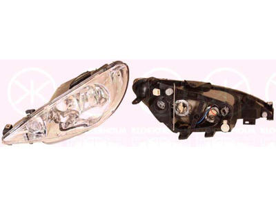 Headlight, H7/H7, for vehicles with headlight levelling, T.Y.C, Left, Illuminance [lx]: 12.5