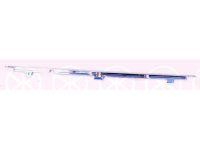 Trim/Protection Strip, bumper, Front, chrome, Centre Section