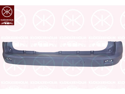 Bumper, w/primer, Rear