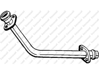 Exhaust Pipe, See accessories list for additionally required parts:  