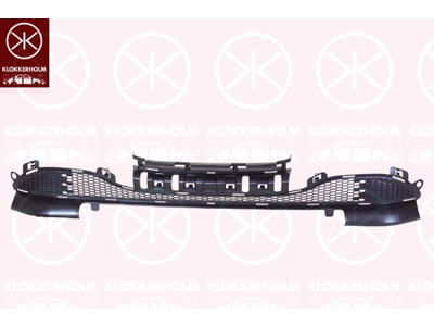 Ventilationsgaller, stötfångare, Fram, svart, ej för fordonsutrustningslinje/-variant: Sport