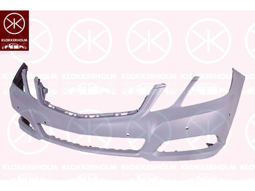 Bumper, Avantgarde, Front, with hole(s) for park distance control, w/primer