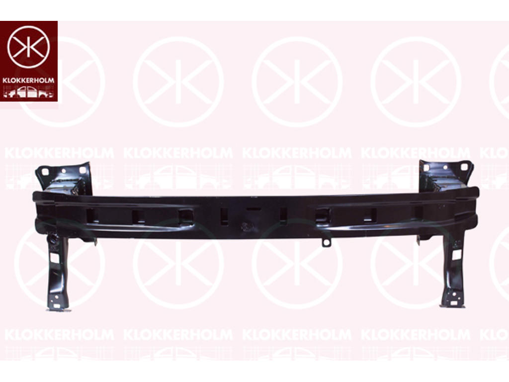 Support, bumper, Steel, Front