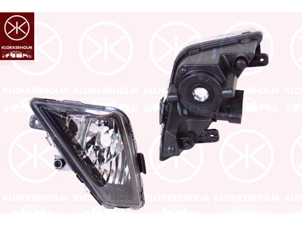 Front Fog Light, Right Front, H8, without bulb holder