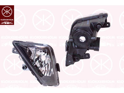 Front Fog Light, Left Front, H8, without bulb holder
