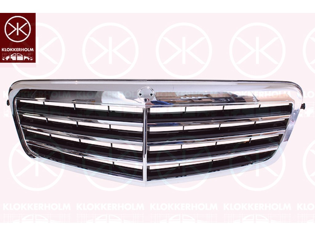 Radiator Grille, AVANTGARDE, Full Body Section, chrome/black