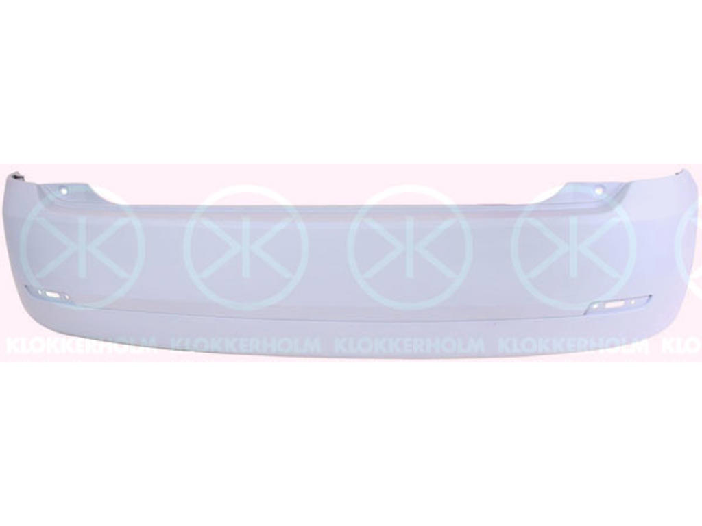 lökhárító, hátsó, alapozott