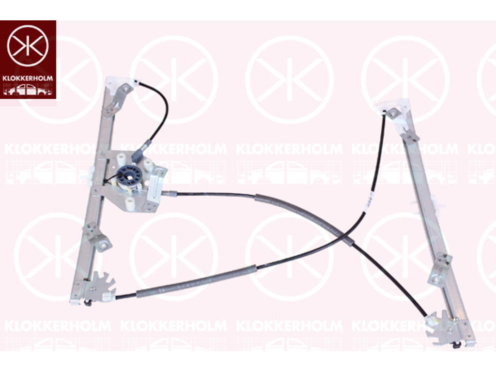 Fönsterhiss, 2-drs, utan elmotor, elektrisk, till höger fram