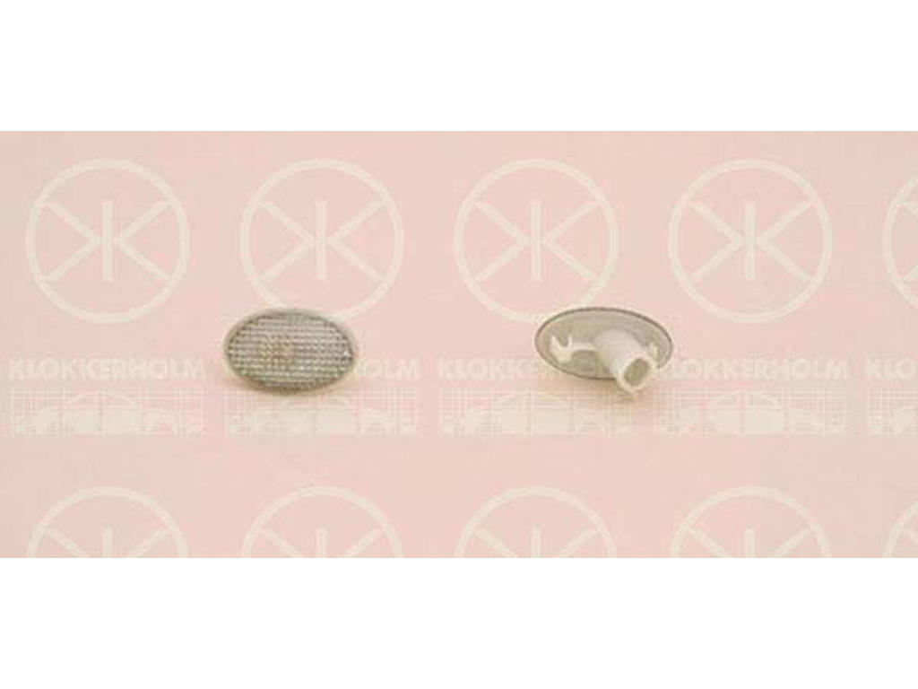 Direction Indicator, without bulb holder, smoke grey, lateral installation