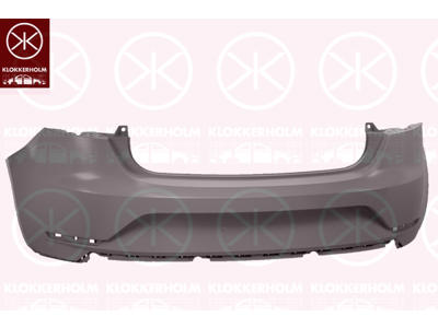 Bumper, w/primer, 5-drs, Rear, not for trim level: CUPRA
