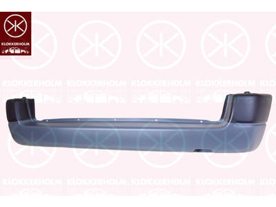 Bumper, Partial primed, Rear