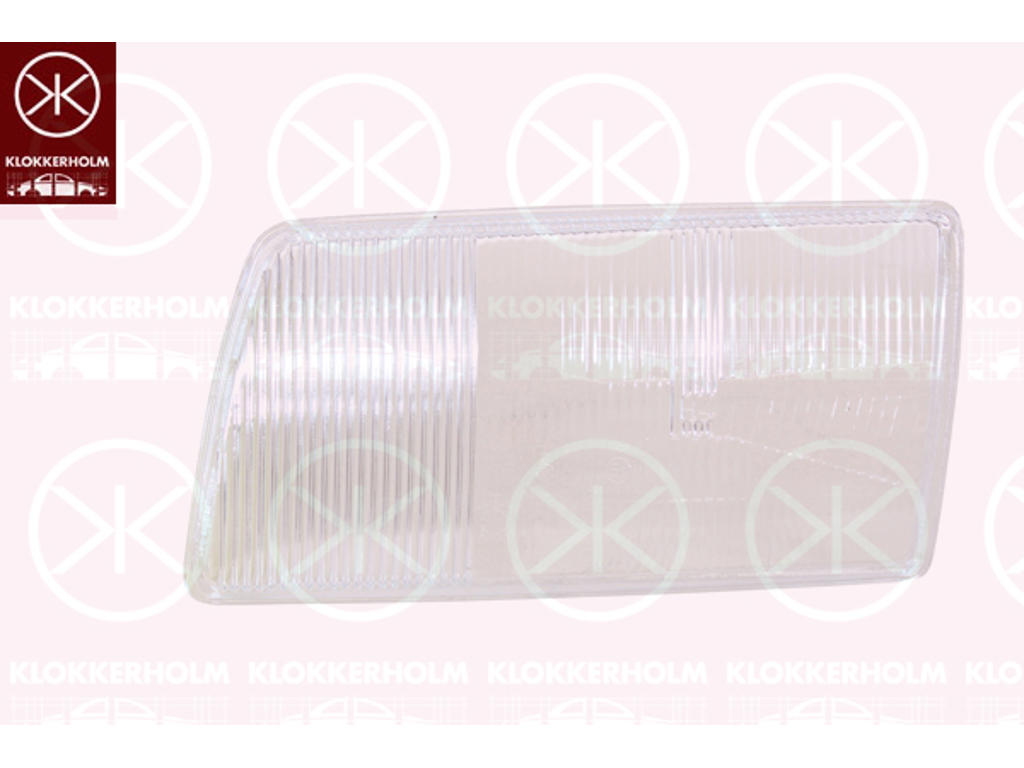 Diffusing Lens, headlight, H4/H3, Right, Bosch