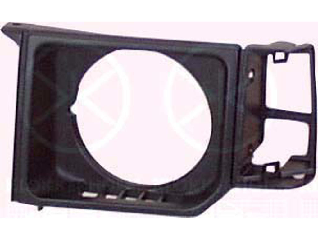 Rahmen, Hauptscheinwerfer, schwarz, rechts