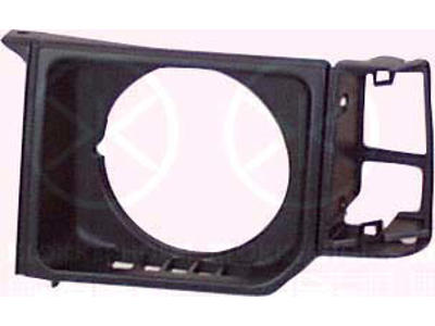 Frame, headlight, black, Right