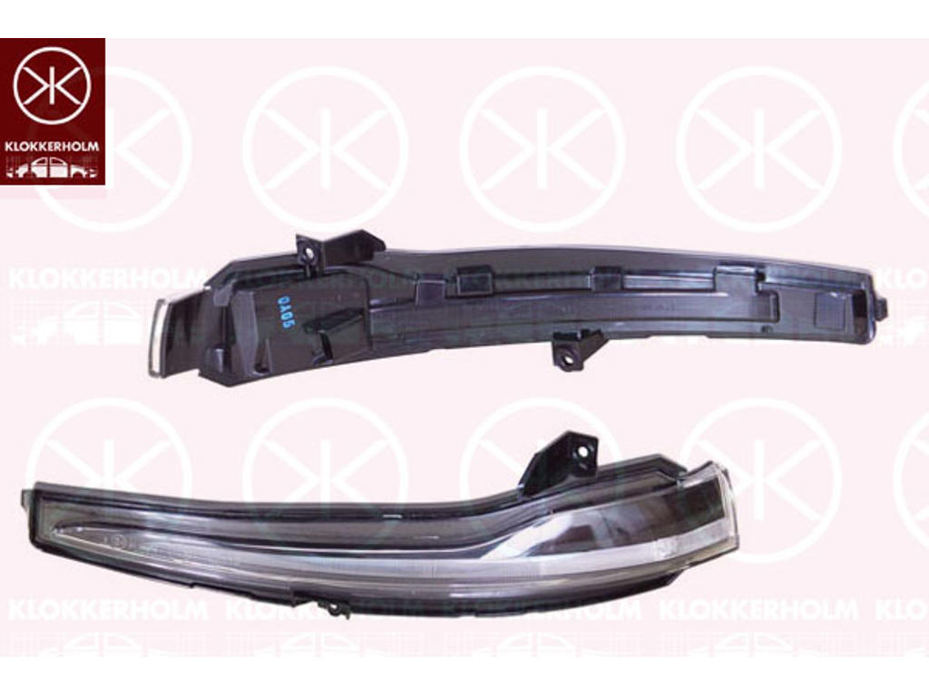 Direction Indicator, Right, Exterior Mirror, LED, Housing Colour: black