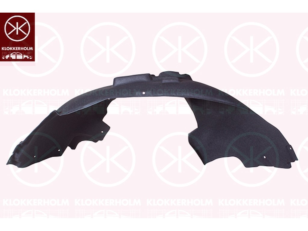 Liner, wheelhouse, Left Front, Material: Cotton Mix