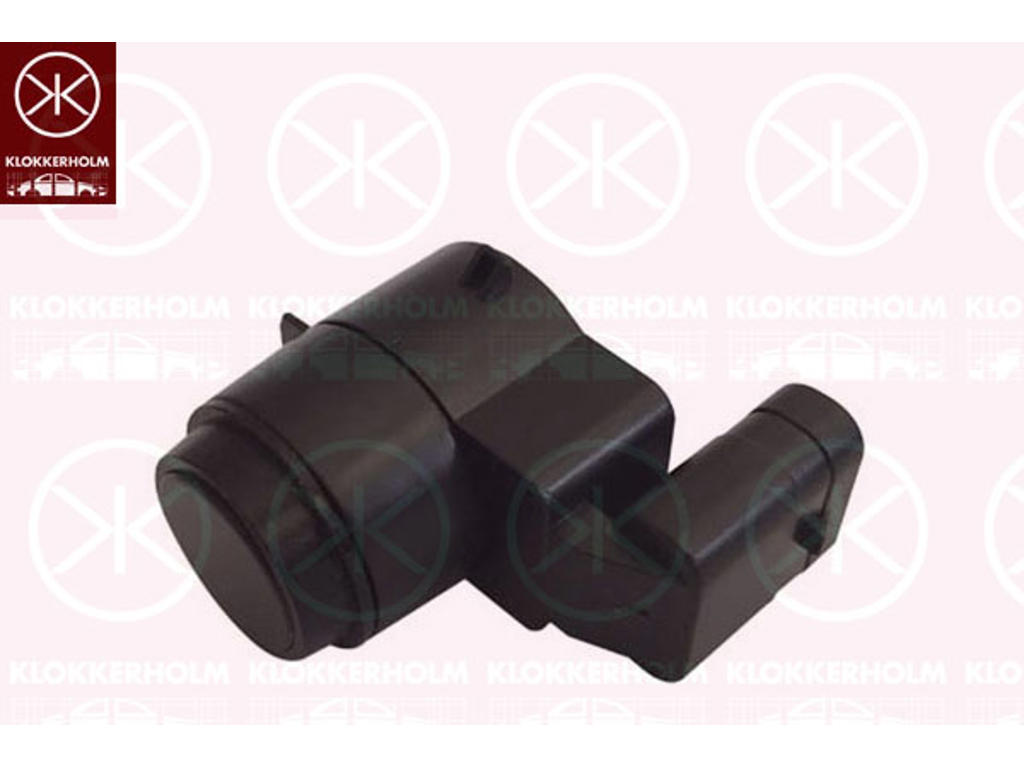Sensor, parkeringshjälp, fram och bak, svart, Kontakthållarform: vinklad, Antal stickkontakter: 3, ultraljudsensor