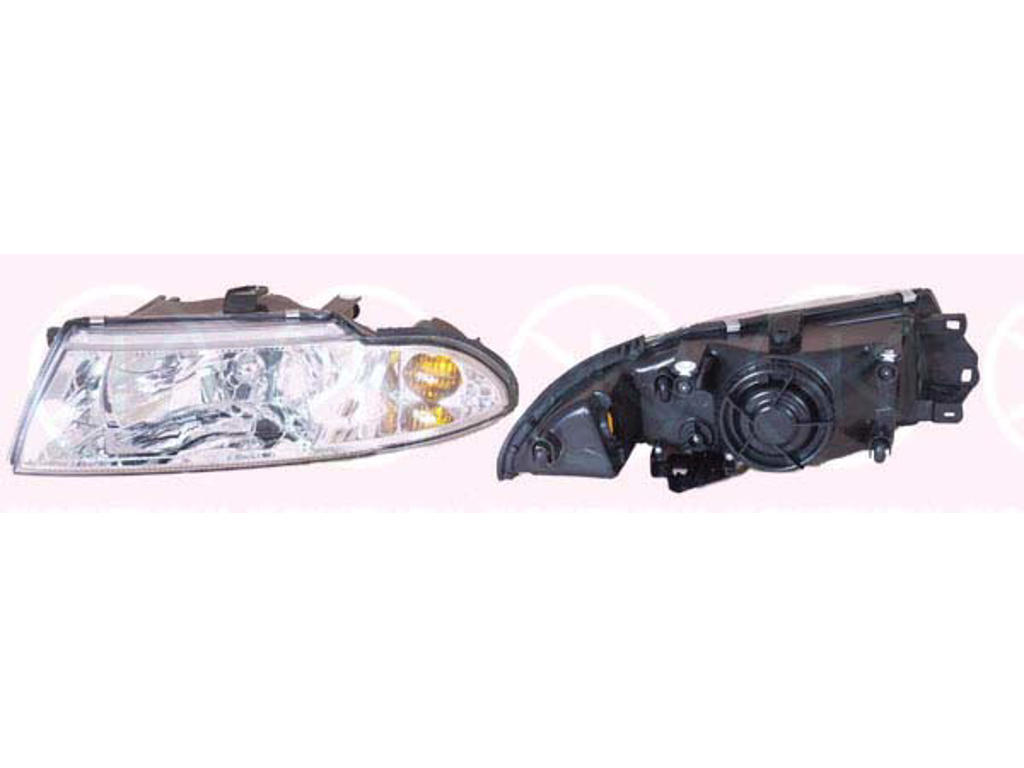 Headlight, H4, for vehicles with headlight levelling, Depo, Right, Illuminance [lx]: 17.5