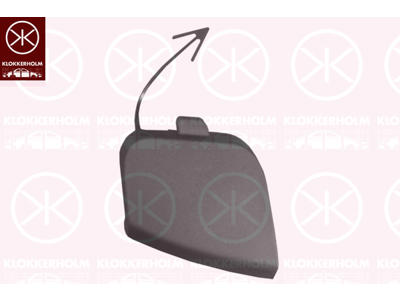 Flap, tow hook, Rear, not for trim level: GTD,GTI