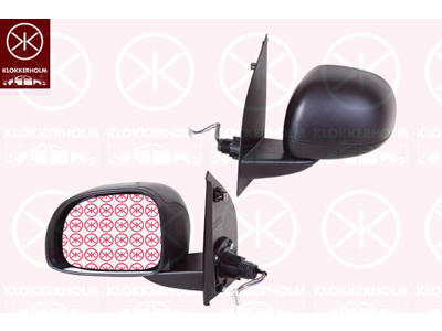 Exterior Mirror, for electric mirror adjustment, Convex, Right