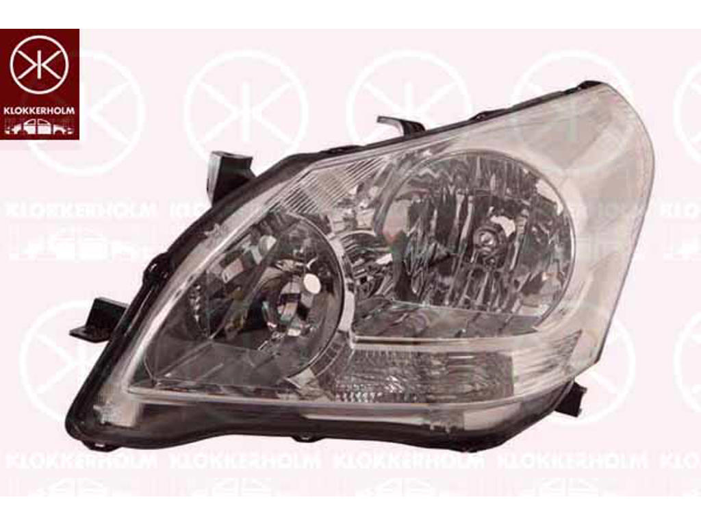 Headlight, H11/HB3, with motor for headlamp levelling, Left, Illuminance [lx]: 27.5, Koito-type