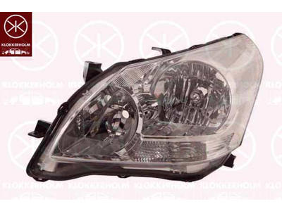 Headlight, H11/HB3, with motor for headlamp levelling, Left, Illuminance [lx]: 27.5, Koito-type