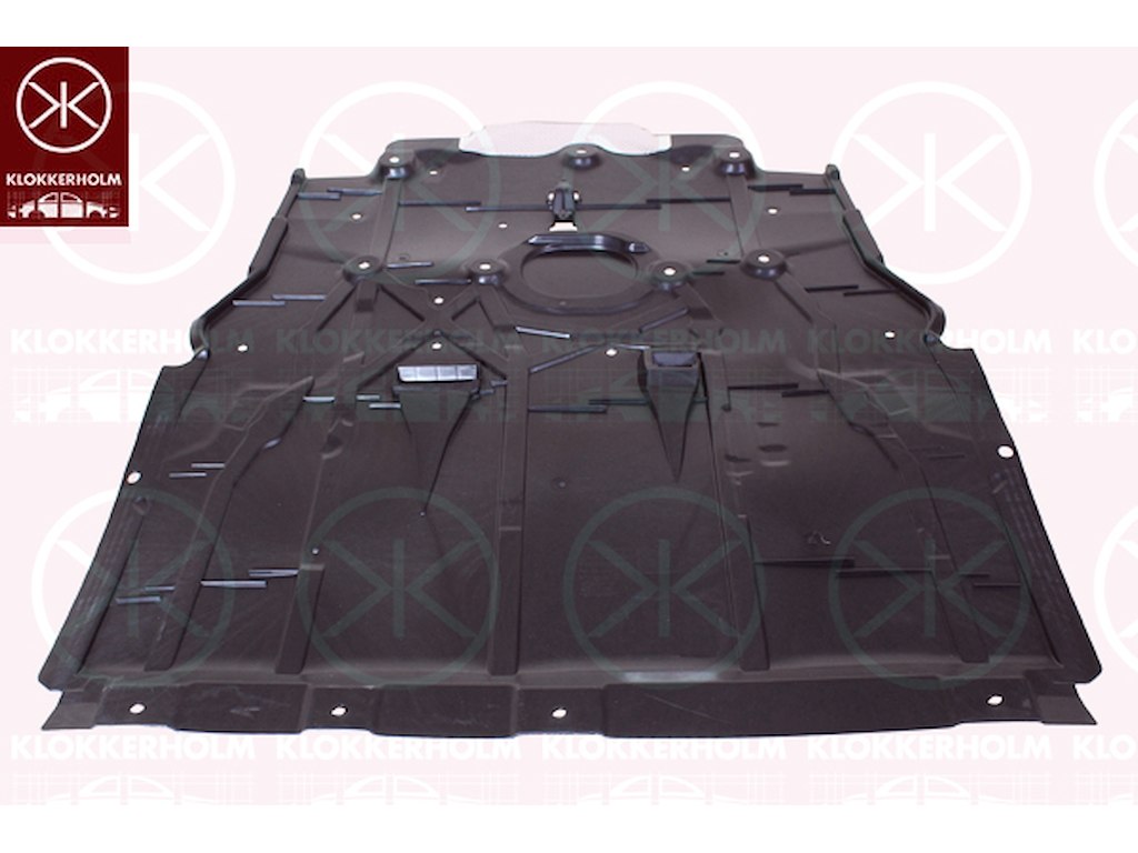 Engine Cover, Front, Lower Section, Material: Aluminium/plastic