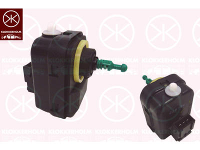 Actuator, headlight levelling, for vehicles without xenon light, Electric